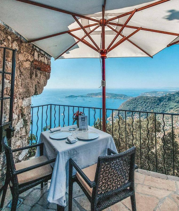 Studio au calme, avec terrasse et parking à Eze village Exterior foto